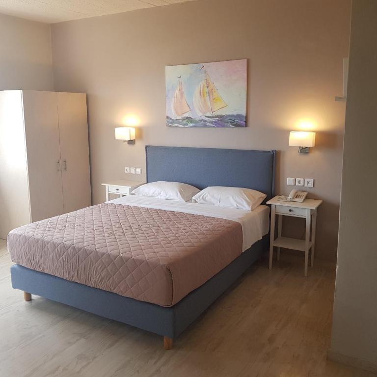 Posteľ alebo postele v izbe v ubytovaní Sirene Villas