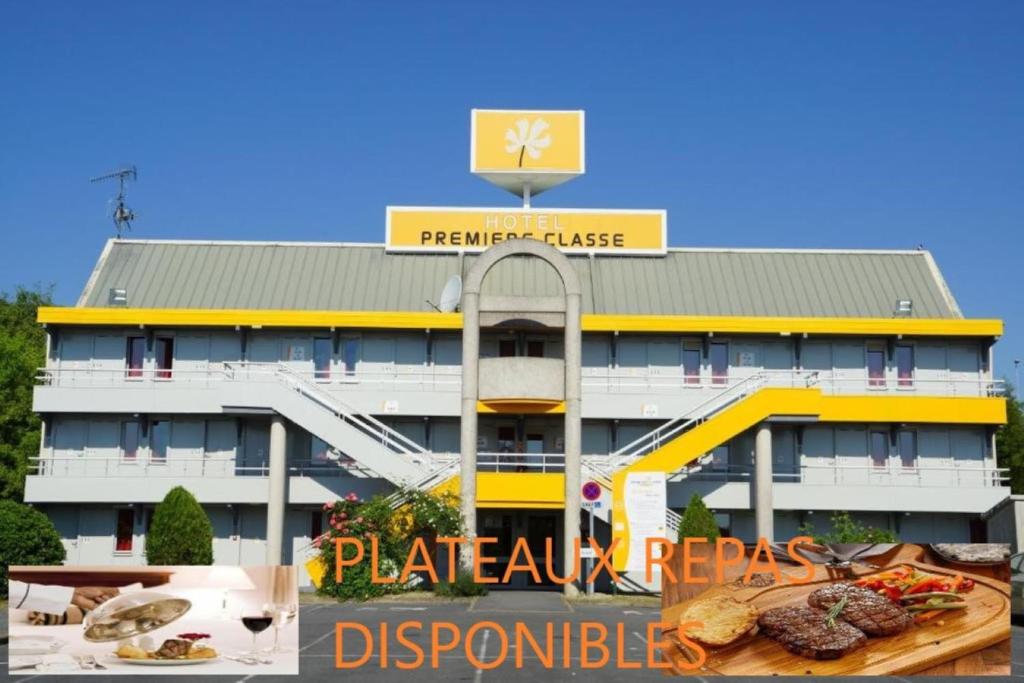 Certifikát, hodnocení, plakát nebo jiný dokument vystavený v ubytování Premiere Classe Laon