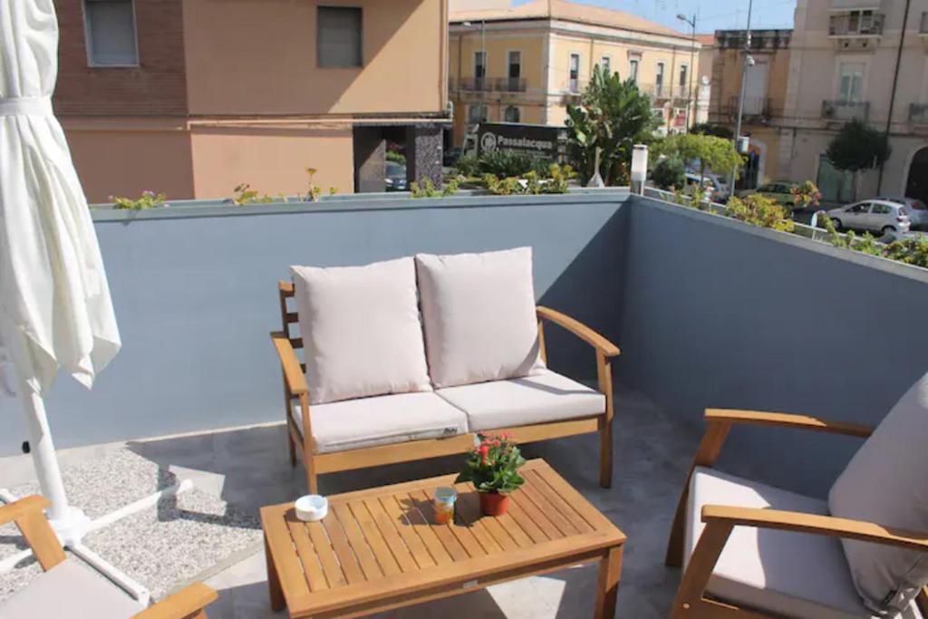 Posezení v ubytování B&B CaselloA Suites