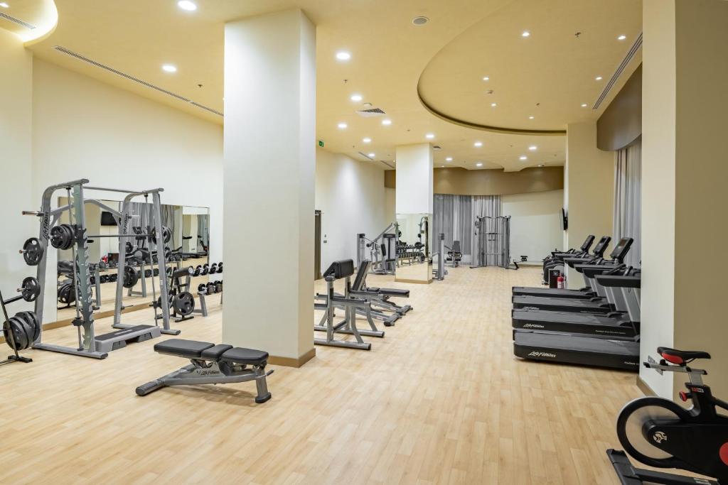 Fitness centrum a/nebo fitness zařízení v ubytování Millennium Makkah Al Naseem