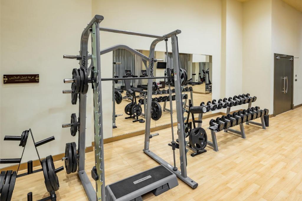 Fitness centrum a/nebo fitness zařízení v ubytování Copthorne Makkah Al Naseem