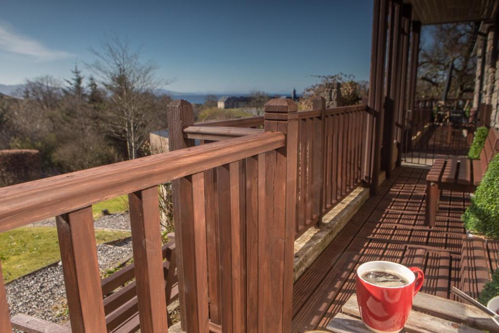 Balkón nebo terasa v ubytování Scalpay@Knock View Apartments, Sleat, Isle of Skye