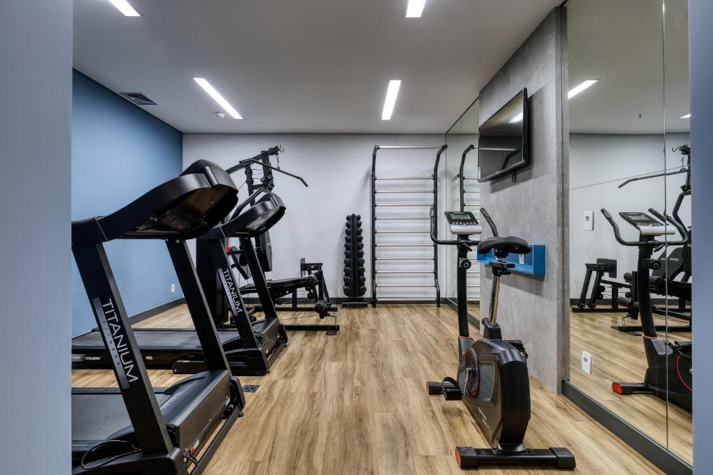 Fitness centrum a/nebo fitness zařízení v ubytování ibis budget BH Savassi
