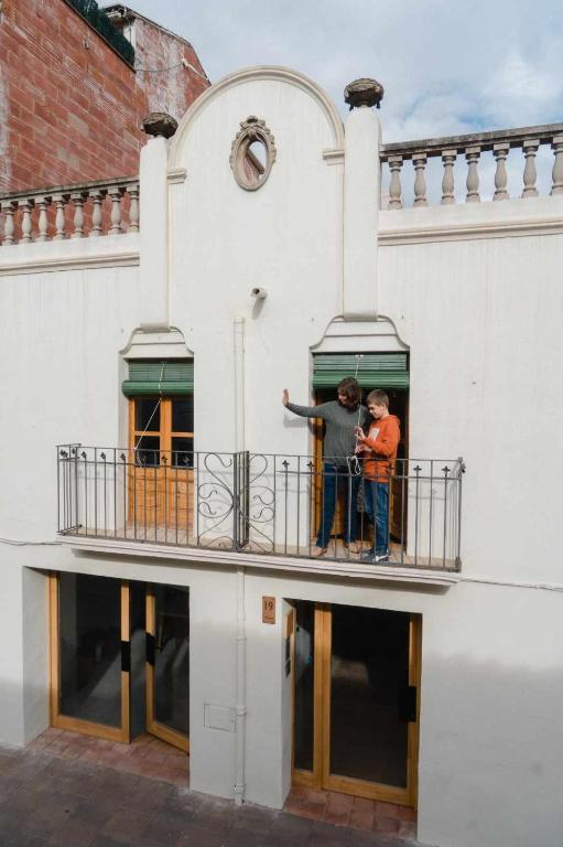 Balkón nebo terasa v ubytování Ca lEspavil