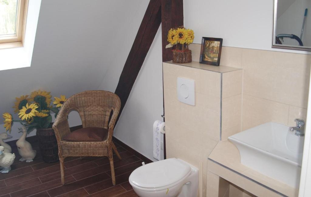 Koupelna v ubytování Holiday Home Zechin- Friedrichsaue Ef-1750