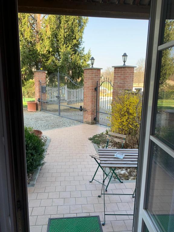Balkón nebo terasa v ubytování B&B Cascina Martinetta