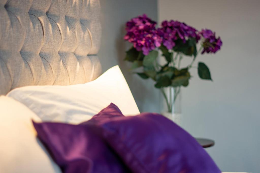 Postel nebo postele na pokoji v ubytování Hotel Venedik