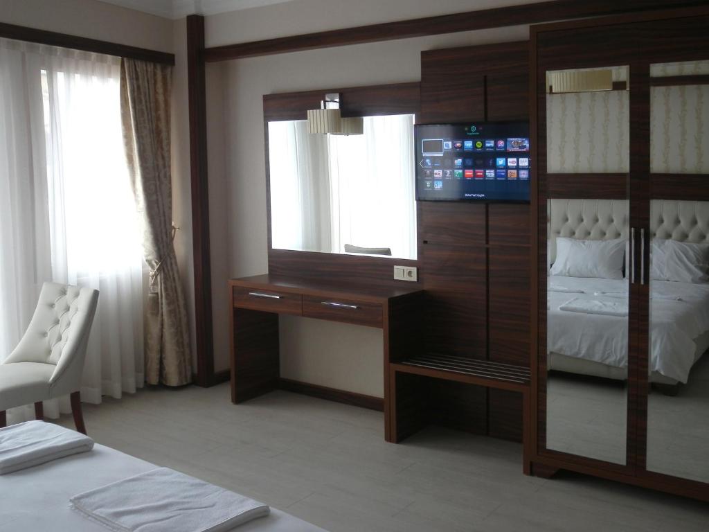 Postel nebo postele na pokoji v ubytování New House