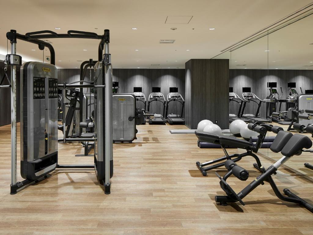 Fitness centrum a/nebo fitness zařízení v ubytování THE THOUSAND KYOTO