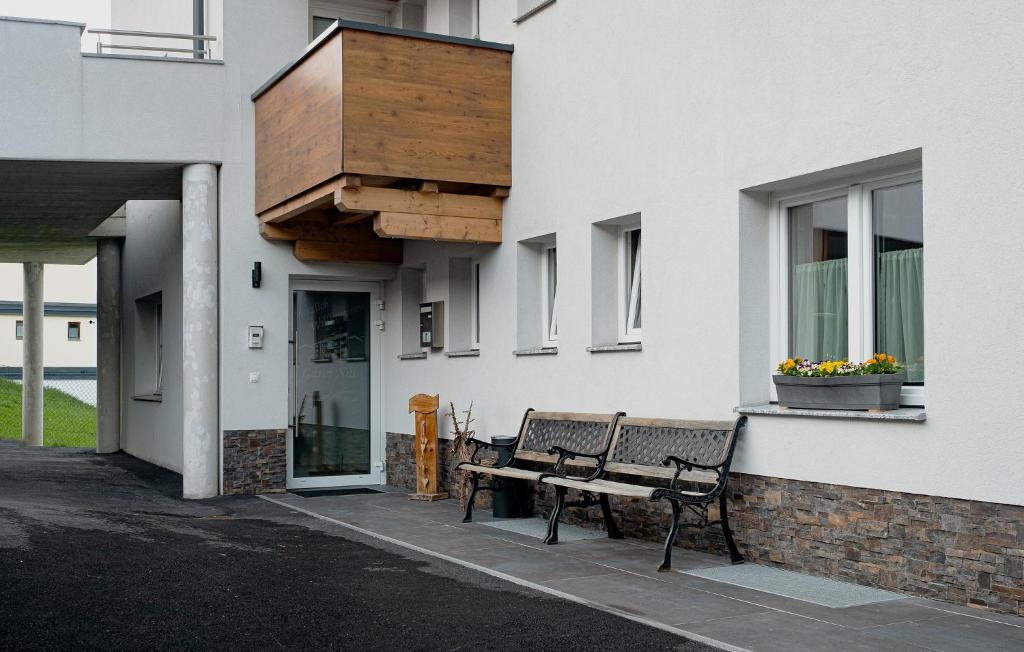 Balkón nebo terasa v ubytování Garni Nill