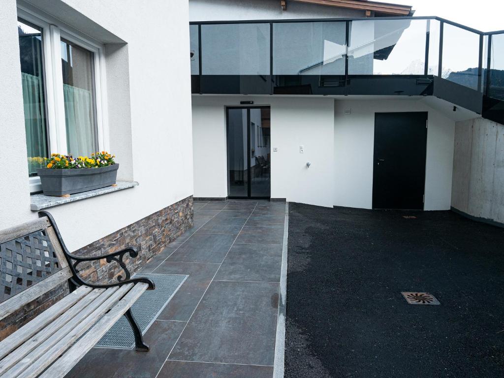 Balkón nebo terasa v ubytování Garni Nill
