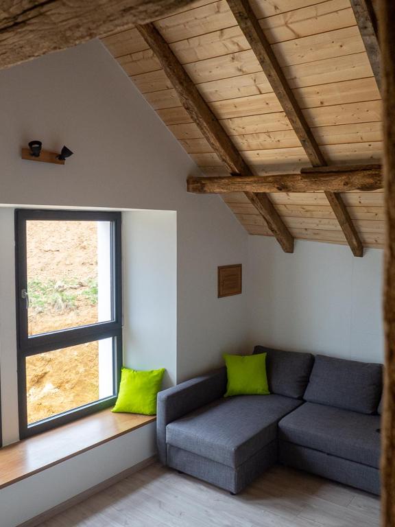Posezení v ubytování AUBERGE BORDA