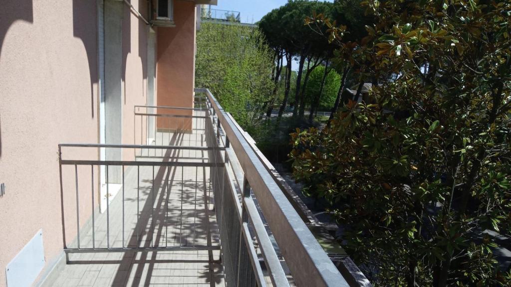 Balkón nebo terasa v ubytování Hotel President