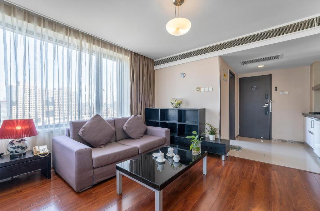Qingdao Housing International Hotel - Standard Double Room With City View
