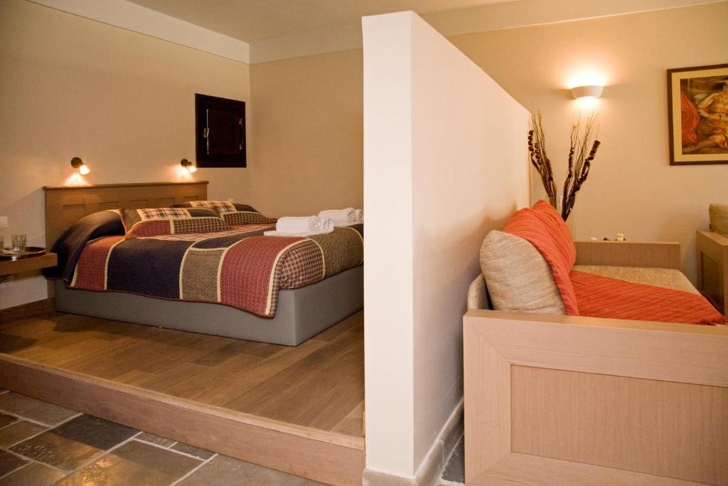 Postel nebo postele na pokoji v ubytování Guesthouse Vasiliki