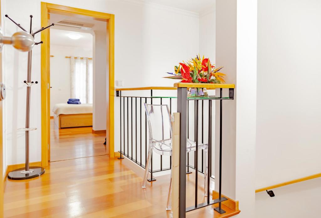 Ένα ή περισσότερα κρεβάτια σε δωμάτιο στο Harmony Apartment