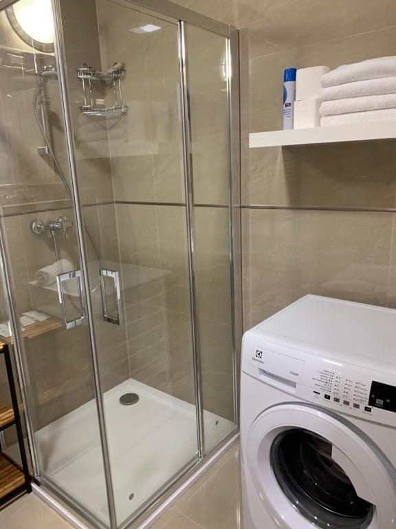 Koupelna v ubytování Apartment Rezidence - Javor & Wellness