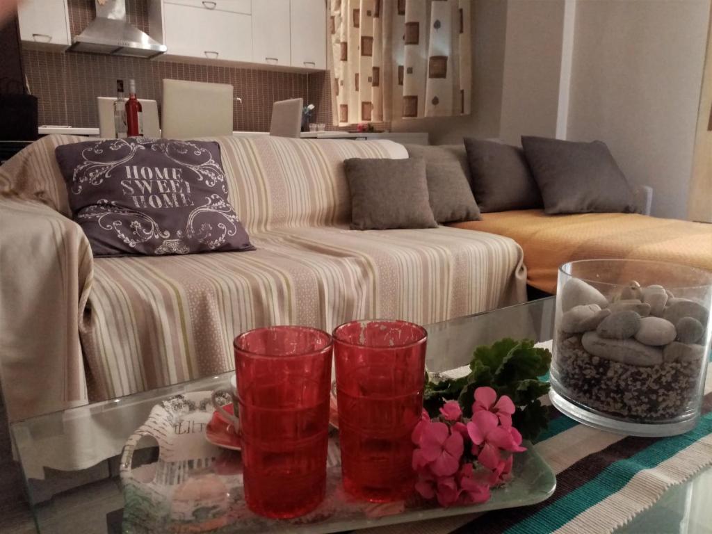 Posezení v ubytování Corfu Town Family Apartment