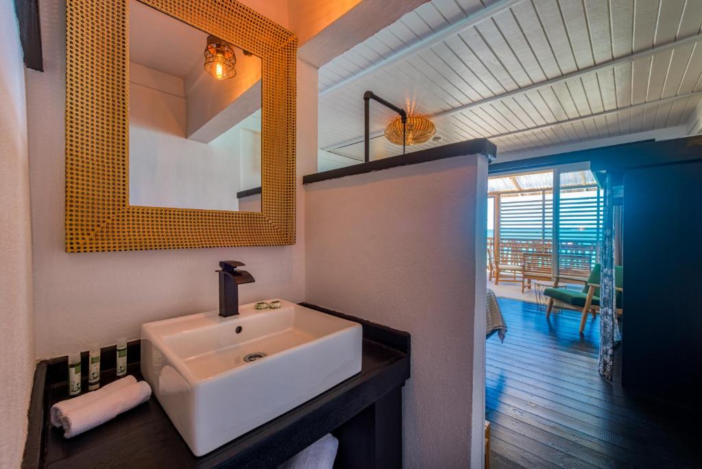 Koupelna v ubytování Love Boutique Hotel