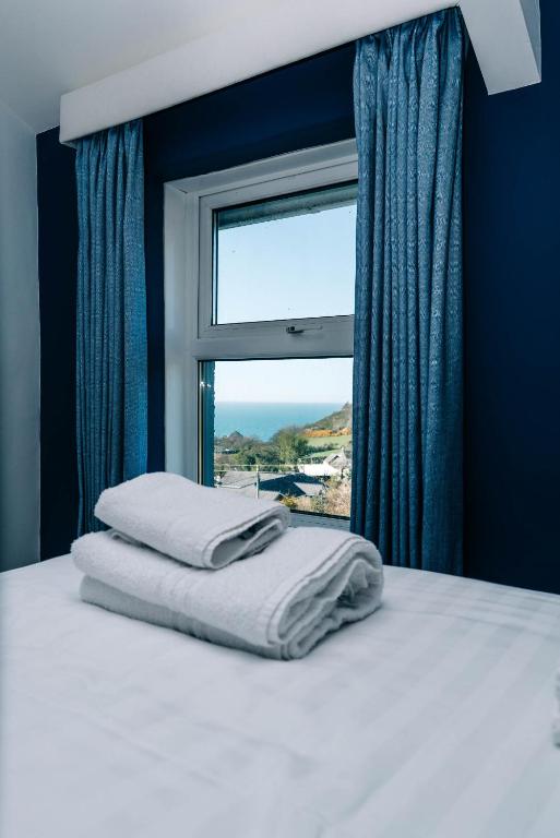 Bryn Berwyn Country House Tresaith - Habitación Doble Con Vistas Al Mar