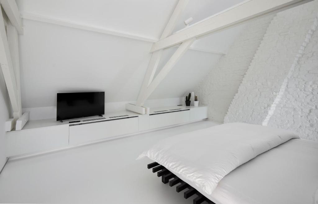 TV a/nebo společenská místnost v ubytování Bed and Breakfast Amma Erna