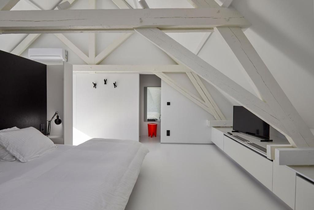 Postel nebo postele na pokoji v ubytování Bed and Breakfast Amma Erna