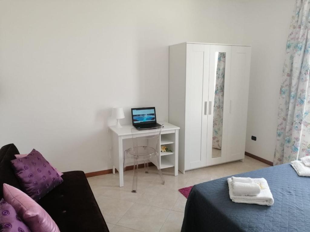 TV a/nebo společenská místnost v ubytování Casa Sbrizza