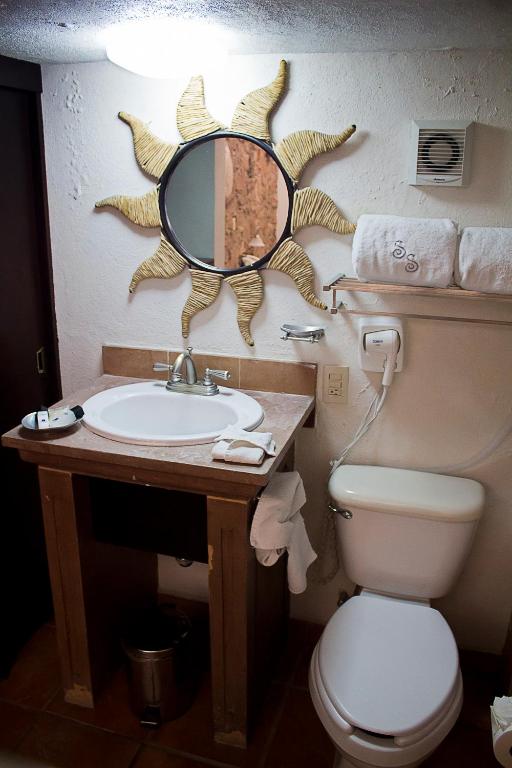 Koupelna v ubytování Hotel Suites Sofia
