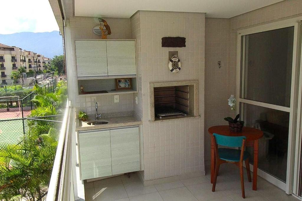  Apto excelente em frente ao mar em Resort - Bertioga