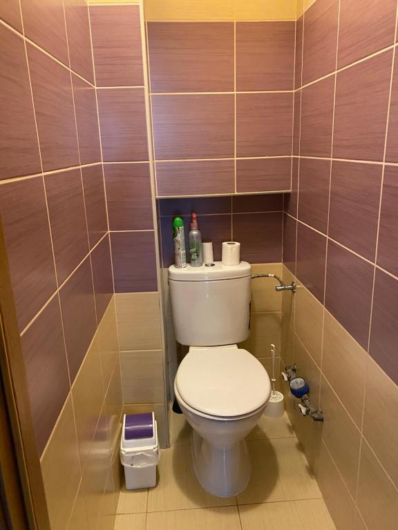 Koupelna v ubytování Platán Apartman