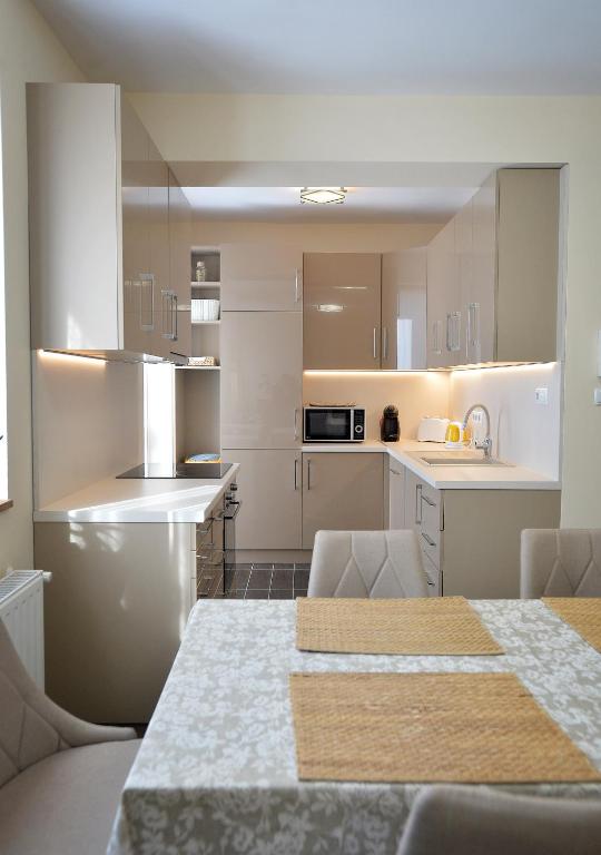 Kuchyňa alebo kuchynka v ubytovaní Family Deluxe Apartments