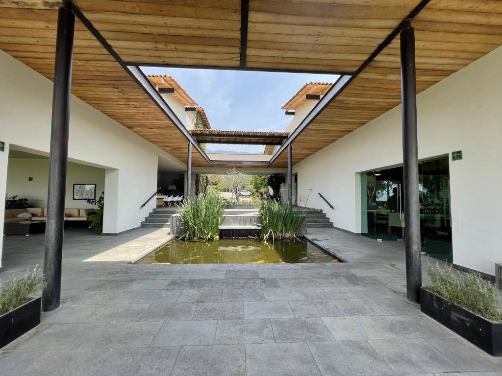 Zahrada ubytování La Reserva Chapala