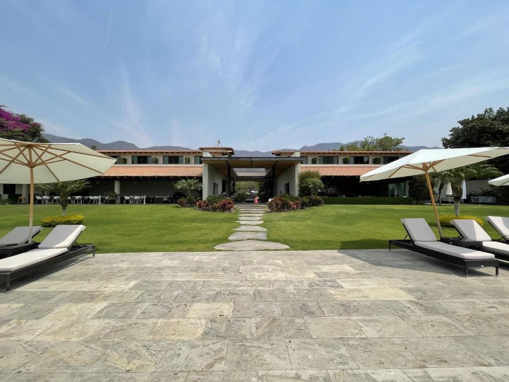 Zahrada ubytování La Reserva Chapala