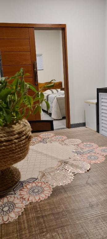  Flat com lareira ecológica e café da manhã em Pedra Azul