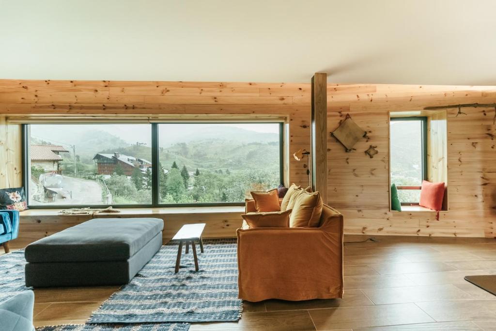 Posezení v ubytování Unhais Valley - Country House