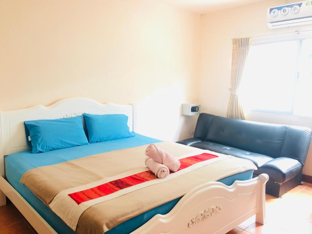 Cama o camas de una habitación en Anchana House