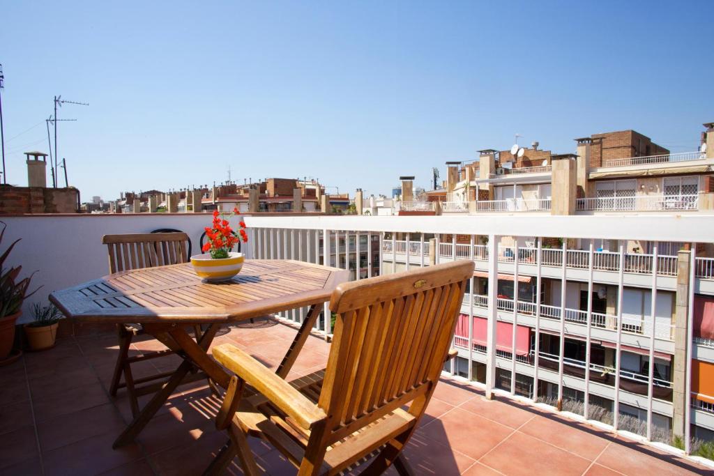 Balkón alebo terasa v ubytovaní Attic Bcn Central Terrace