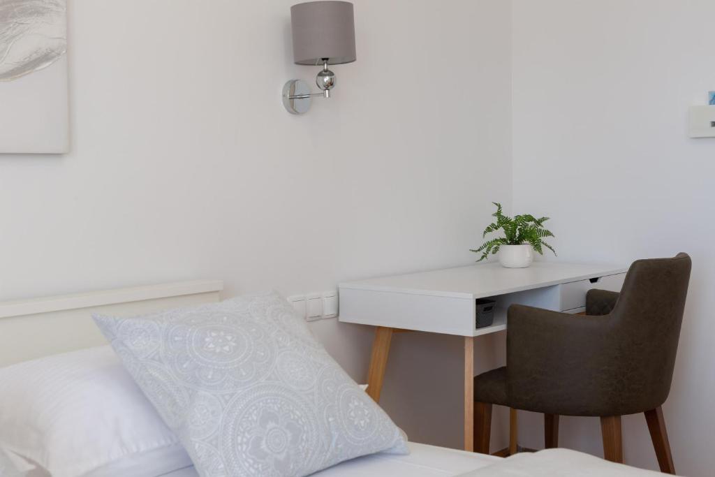 Posteľ alebo postele v izbe v ubytovaní Beach Apartments Croatia