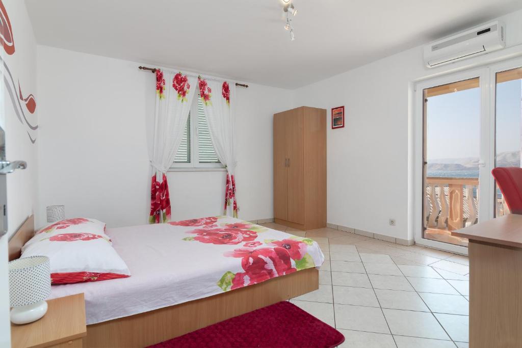 Postel nebo postele na pokoji v ubytování Apartment Kathy