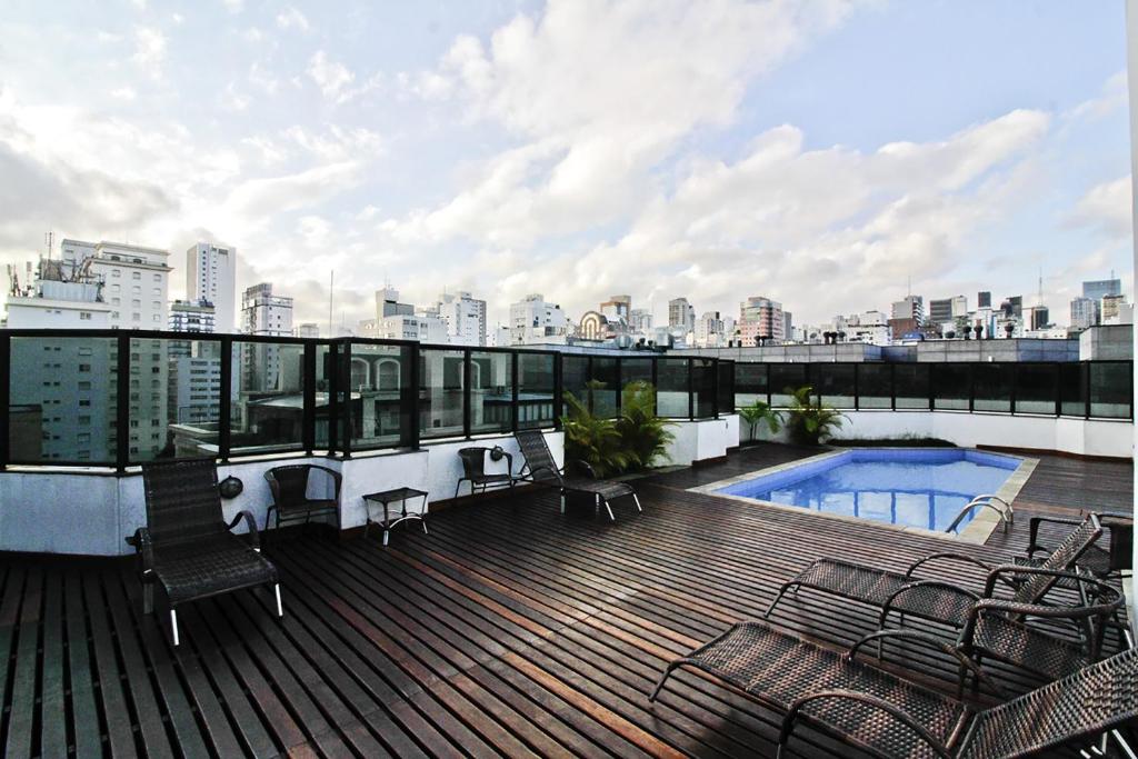  Apartamento com Wi-Fi nos Jardins em Sao Paulo