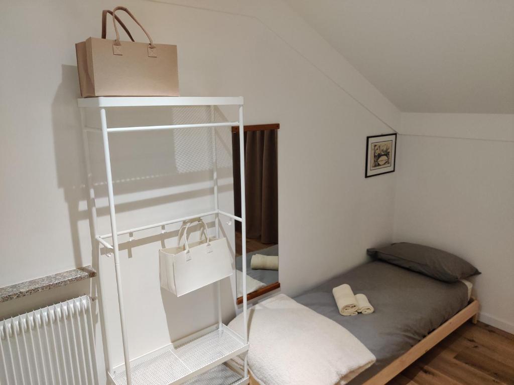 Postel nebo postele na pokoji v ubytování B&B La Fosina