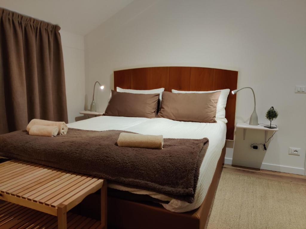 Postel nebo postele na pokoji v ubytování B&B La Fosina