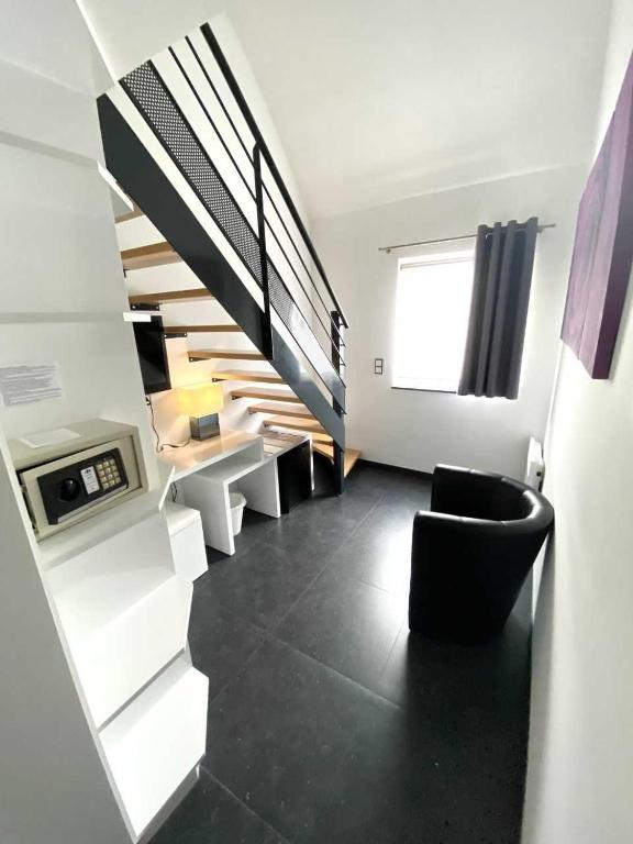 Kuchyň nebo kuchyňský kout v ubytování Hotel Bô Rivage