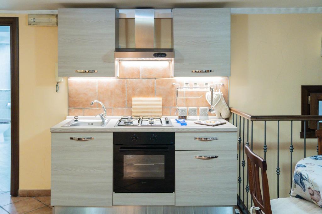 A kitchen or kitchenette at Domus Ugo