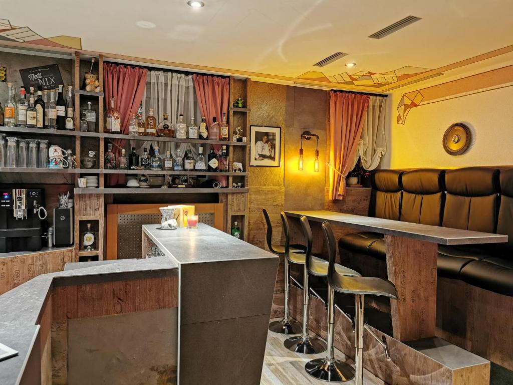 Lounge nebo bar v ubytování Hotel Akelei