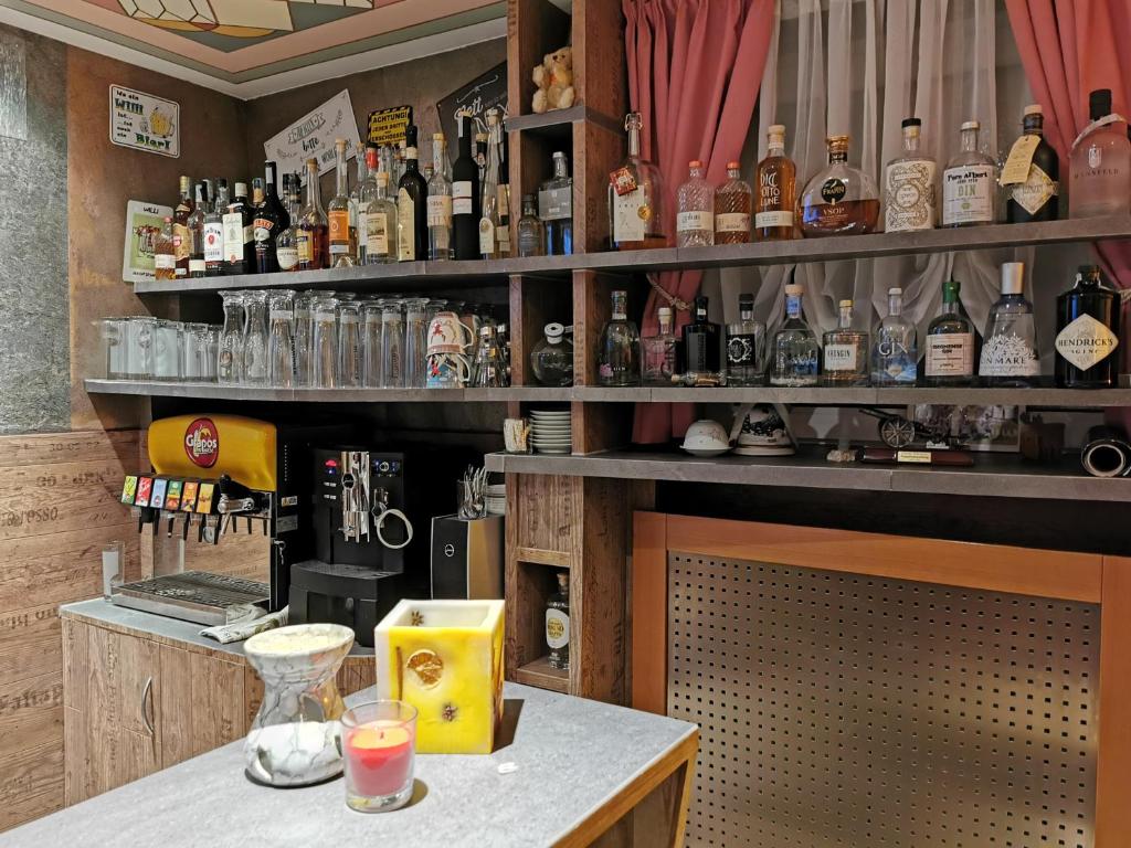 Nápoje v ubytování Hotel Akelei