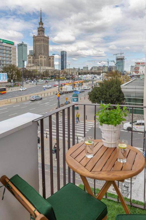 Balkón alebo terasa v ubytovaní GLAM APARTMENTS city center
