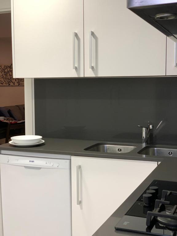 Kuchyňa alebo kuchynka v ubytovaní Apartaments El Cine
