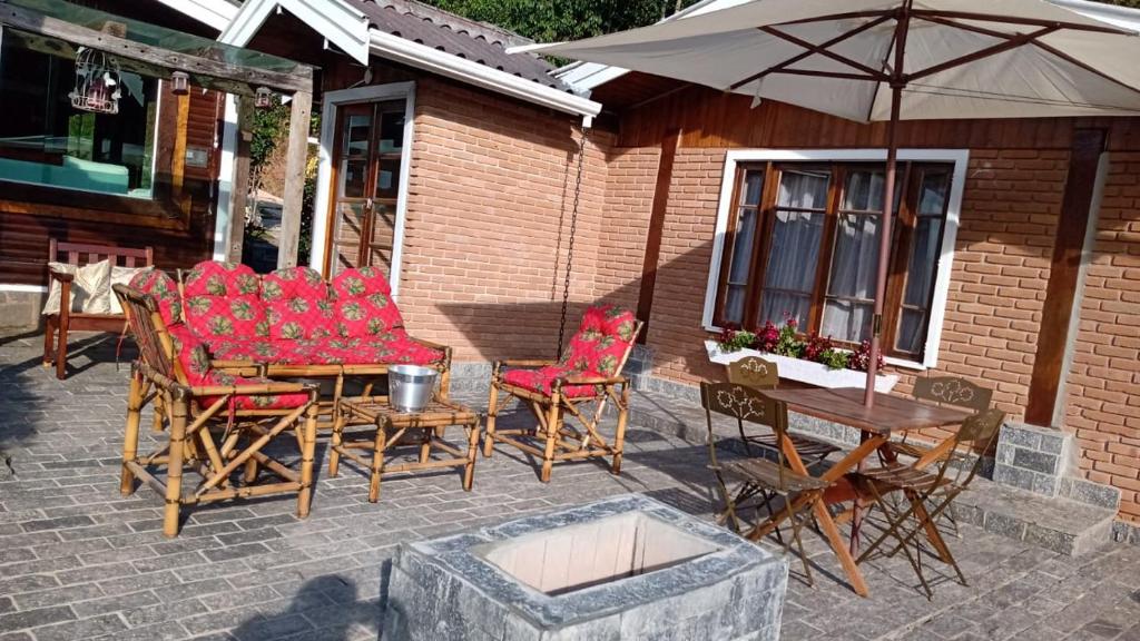  Cabana da Valentina com espaço gourmet na Villa Inglesa