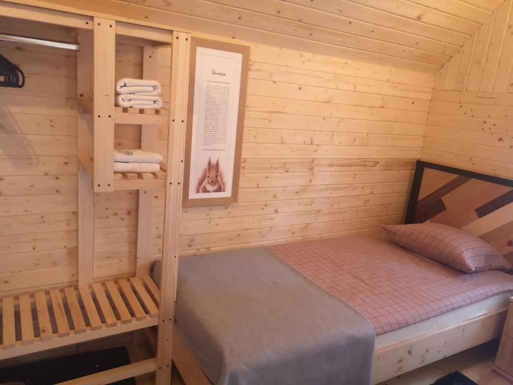 Postel nebo postele na pokoji v ubytování Apartments&Camping ZIP